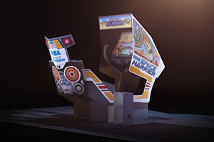 Pop-up Sega arcade amusements