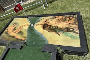 Art mini-golf