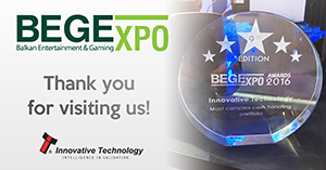 Innovative Technology wins BEGE award