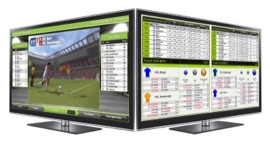 Betradar virtual football simulations