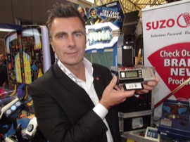 Marc Aarts of Suzo-Happ with the new unit