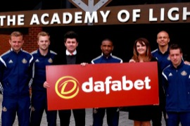 Sunderland sponsored by Dafabet