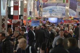 The floor at Rimini Fiera