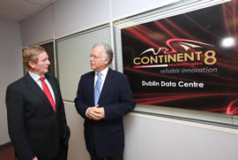Enda Kenny opens Continent 8's Dublin data centre