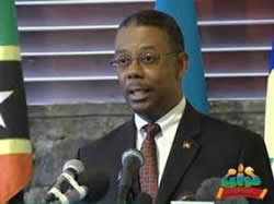 Antigua & Barbuda finance minister Harold Lovell
