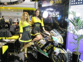 PlanetWin365 MotoGP bike and grid girls