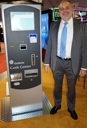 GeWeTe unveils new change machine at BEGE