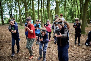 woods laser tag