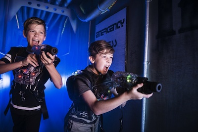 Laserforce players