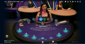 LuckyStreak blackjack