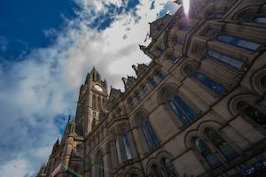 Manchester Town Hall originally opened in 1877