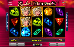 Greentube's Marilyn's Diamonds