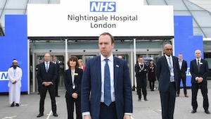 The opening of the Nightingale Hospital, at ExCeL in London