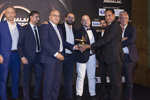 The Al Othaim team collect their award for Best FEC