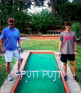 Cole Hetzel and his father, Chris