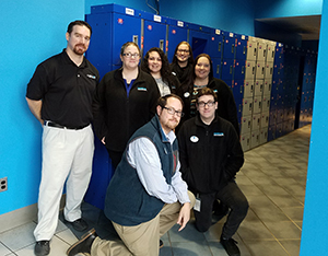 The Locker Network installs in Adventure Aquarium