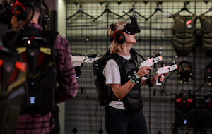 Sandbox VR's cutting-edge technology tracks each players entire body