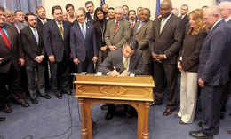 Brian Sandoval signs AB114 into Nevada law