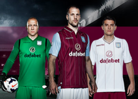 Dafabet, shirt sponsor of Aston Villa FC