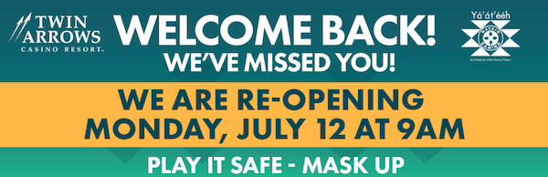 Reopening Twin Arrows