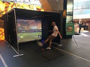 Sports Simulator in action