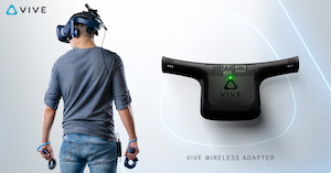 HTC Vive introduces wireless virtual reality adapter