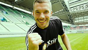 Podolski new face of XTip betting