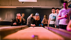 Shuffleboard bar for Shoreditch