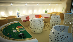 The prototype casino jet lounge