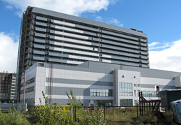 The Hilton complex in Krasnoyarsk