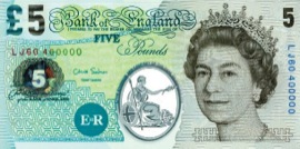 Britain to keep animal-derived £5 note 