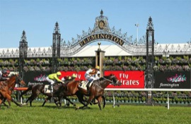 Racing at Flemington, Melbourne