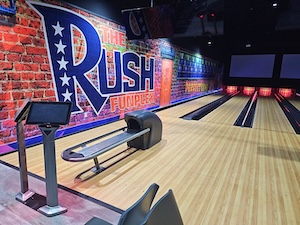 The Rush Funplex bowling