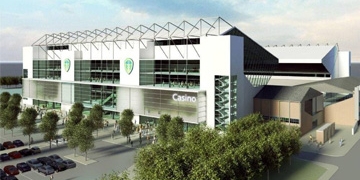 Artist impression of Elland Road's West Stand