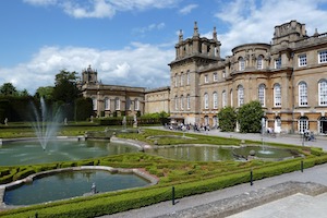 Blenheim Palace, in Oxfordshire, UK
