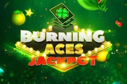 Evoplay's newest game, Burning Aces. Jackpot