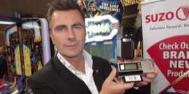 Marc Aarts of Suzo-Happ with the new unit