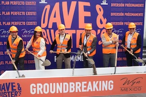 Construction begins on Dave & Buster's first Mexican arcade