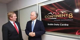 Enda Kenny opens Continent 8's Dublin data centre