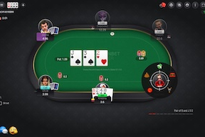 EvenBet Gaming poker features