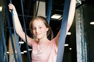 The trampolines at Extreme Park, Zaragoza.