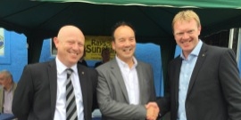 Gamestec’s Stefan Podlanski, Soundnet’s James Luck and Gamestec’s Peter Davies