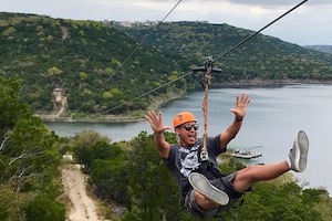 Lake Travis zipline