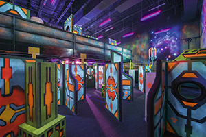 Themed laser tag