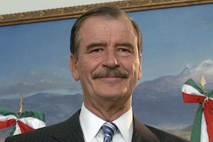 Former Mexican president Vicente Fox