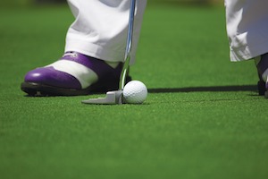 The mini-golf is designed to attract shoppers