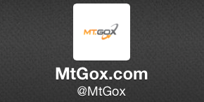 Mt. Gox Twitter account