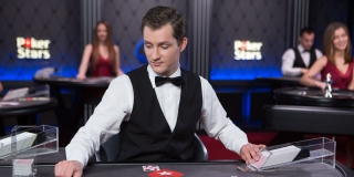 The PokerStars environment at Evolution's Riga studios
