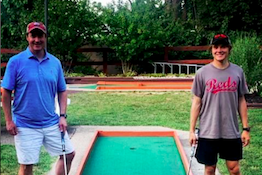 Cole Hetzel and his father, Chris