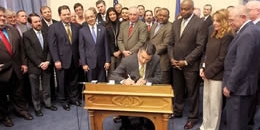 Brian Sandoval signs AB114 into Nevada law